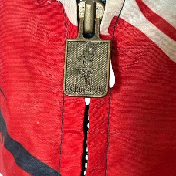 Vintage USA Logo Athletic Splash Windbreaker 1996 Atlanta Olympics Jacket Medium - Picture 5 of 12